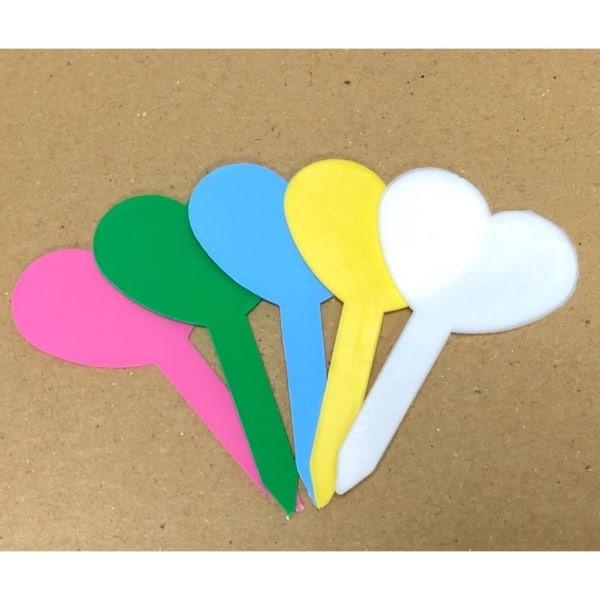 造型植物花牌 (單入) T型花牌 小T型花牌 愛心花牌 - 圖 2